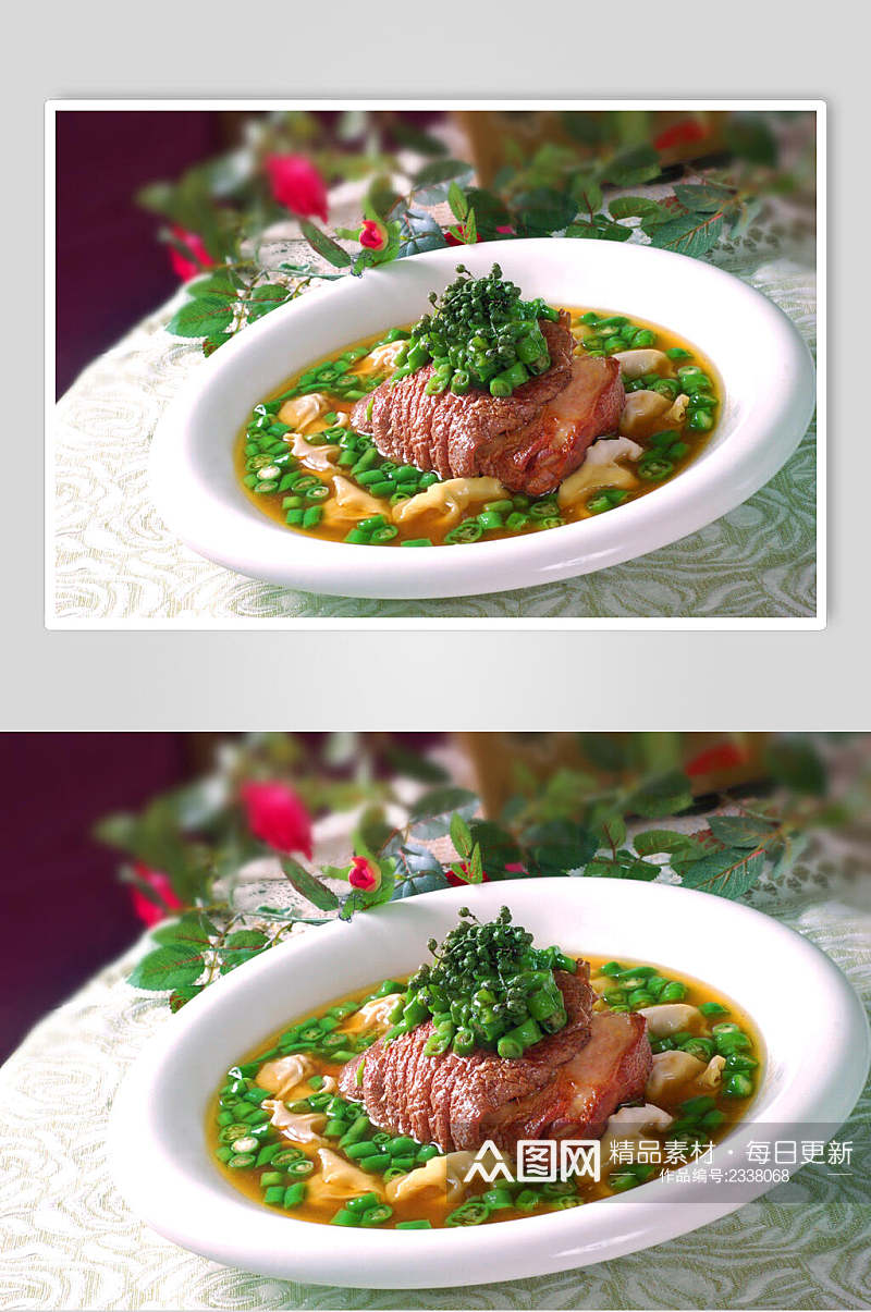 琥珀水饺肘食物摄影图片素材