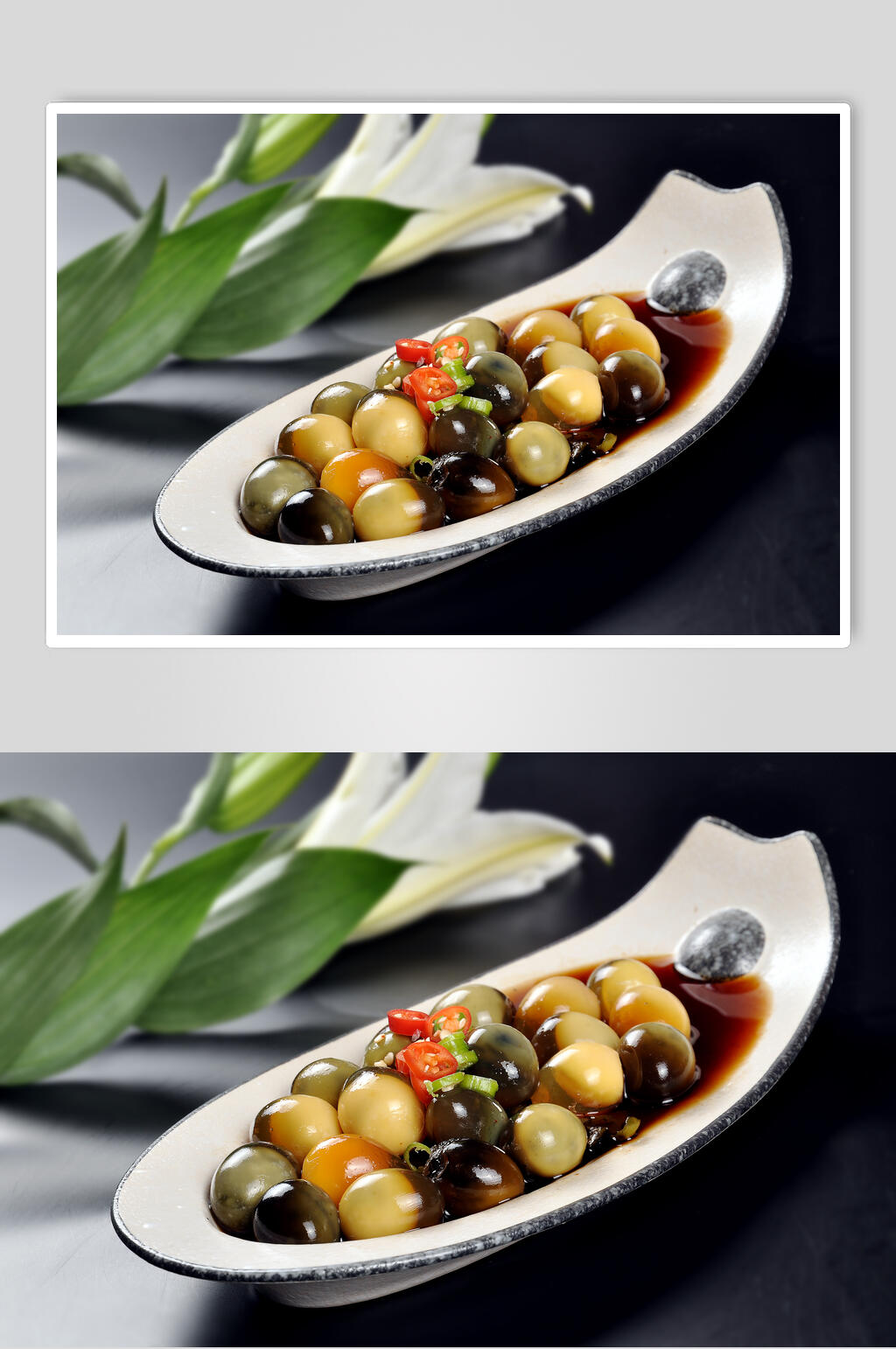 凉拌皮蛋食品高清图片素材