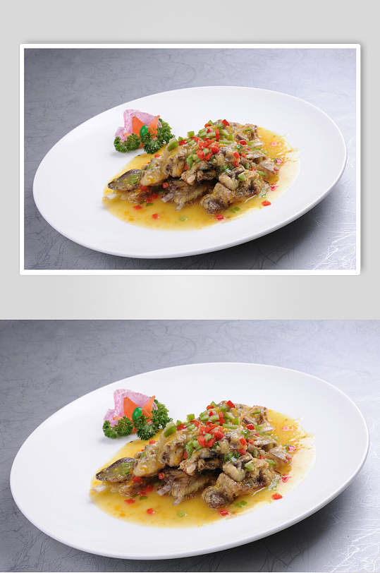炒菜小酥肉食品摄影图片