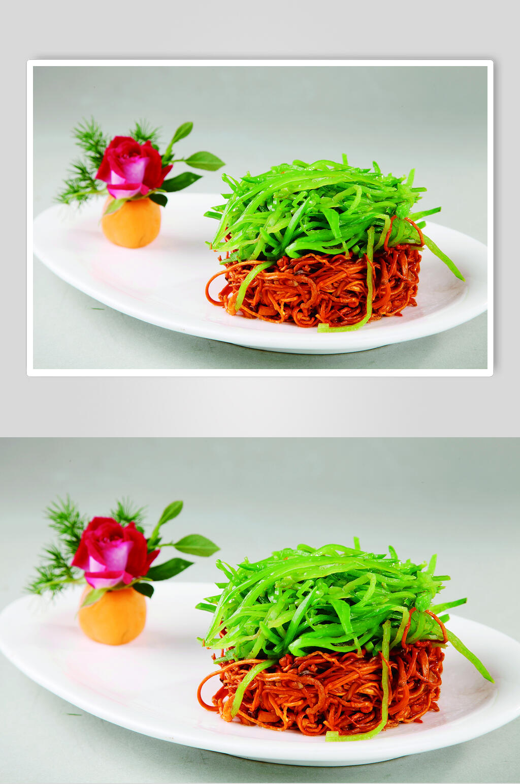金虫草荷兰豆图片素材