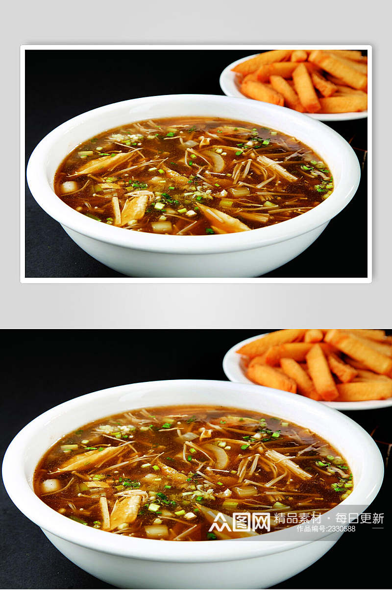 海参胡辣汤食物图片素材