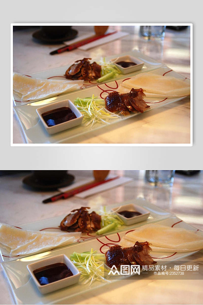 精品美食烤鸭卤鸭食物图片素材