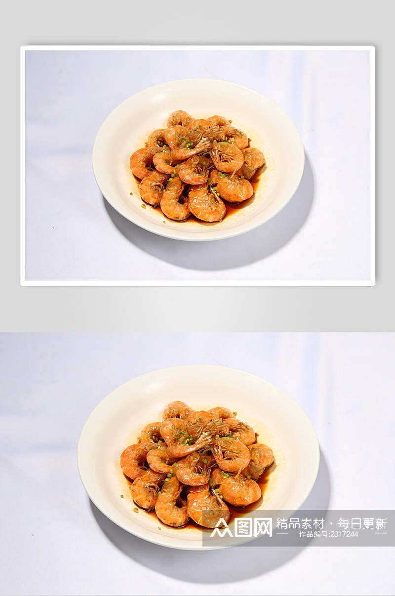 金牌元宝虾餐饮食品图片素材