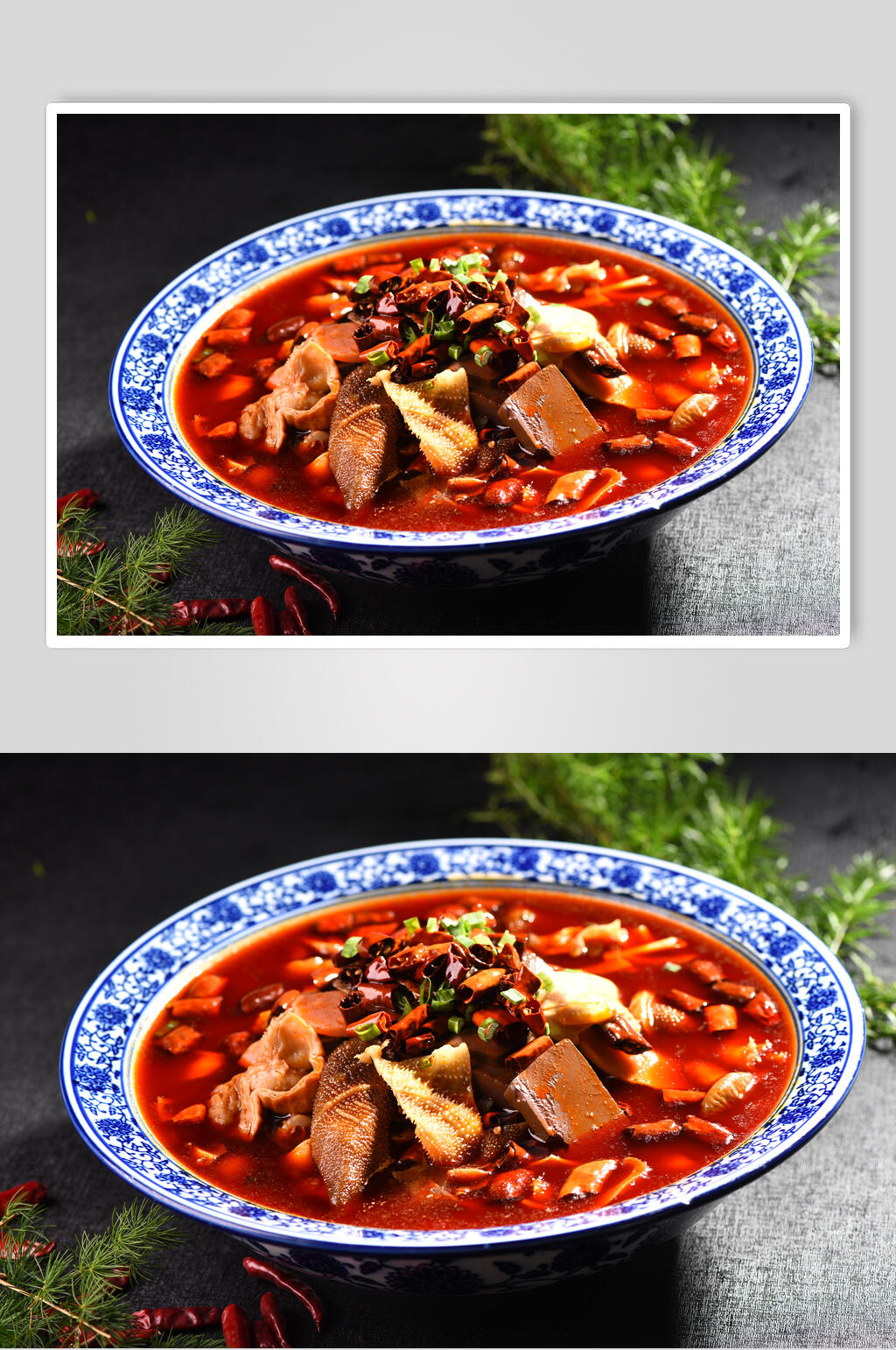 湘味毛血旺食品高清图片素材