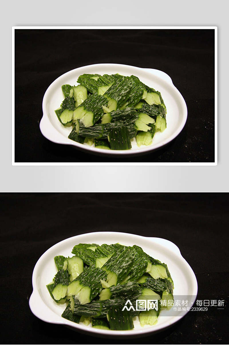 刀拍黄瓜食品摄影图片素材