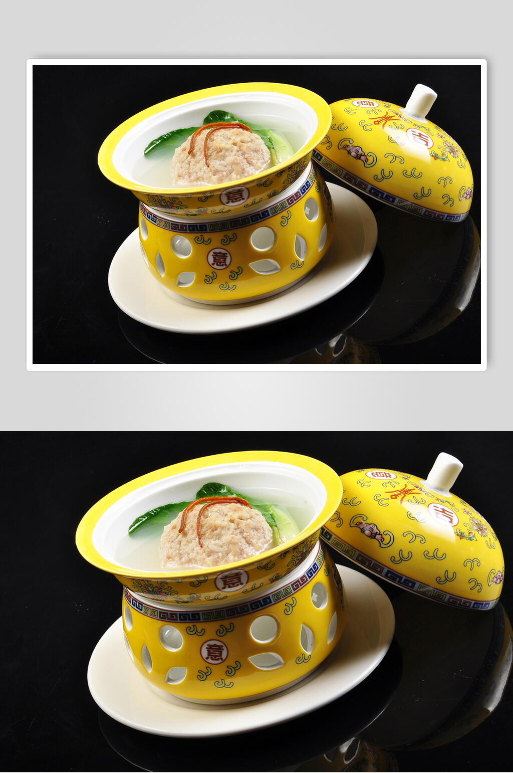 宫廷狮子头餐饮摄影图片素材