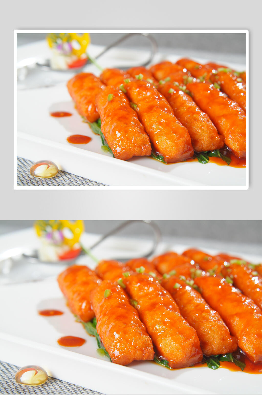 招牌美味糖醋里脊食物高清图片素材
