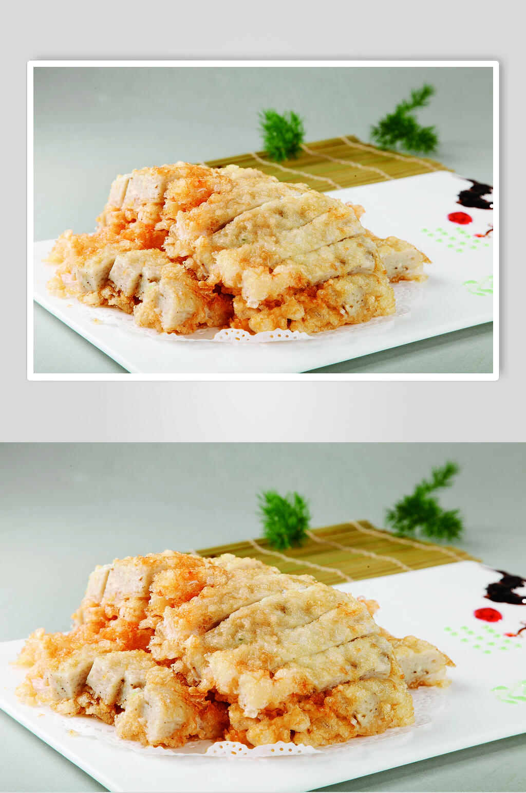 传统锅贴豆腐餐饮食品图片素材
