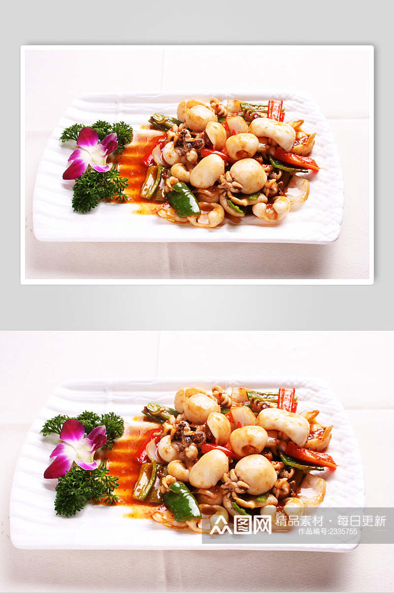 干烧黄花鱼食品图片素材