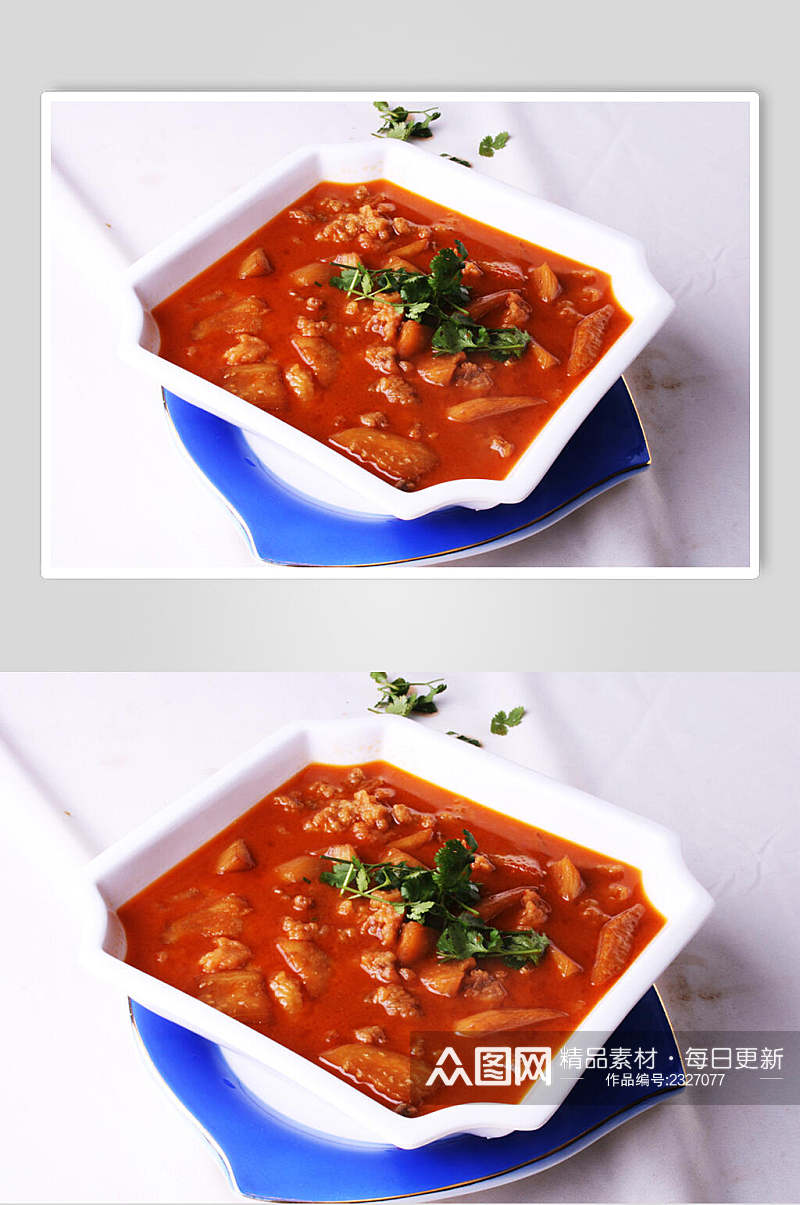 香茄炖酥肉餐饮摄影图片素材