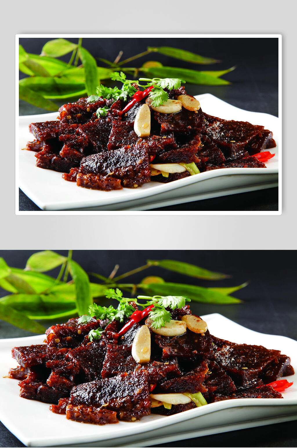 农家烧焖子食物高清图片素材