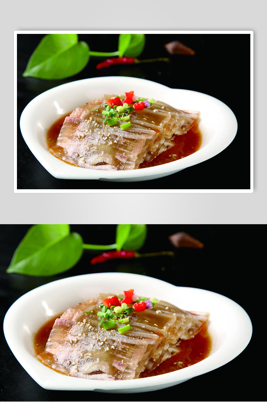 新鲜养颜千层冻食物图片素材