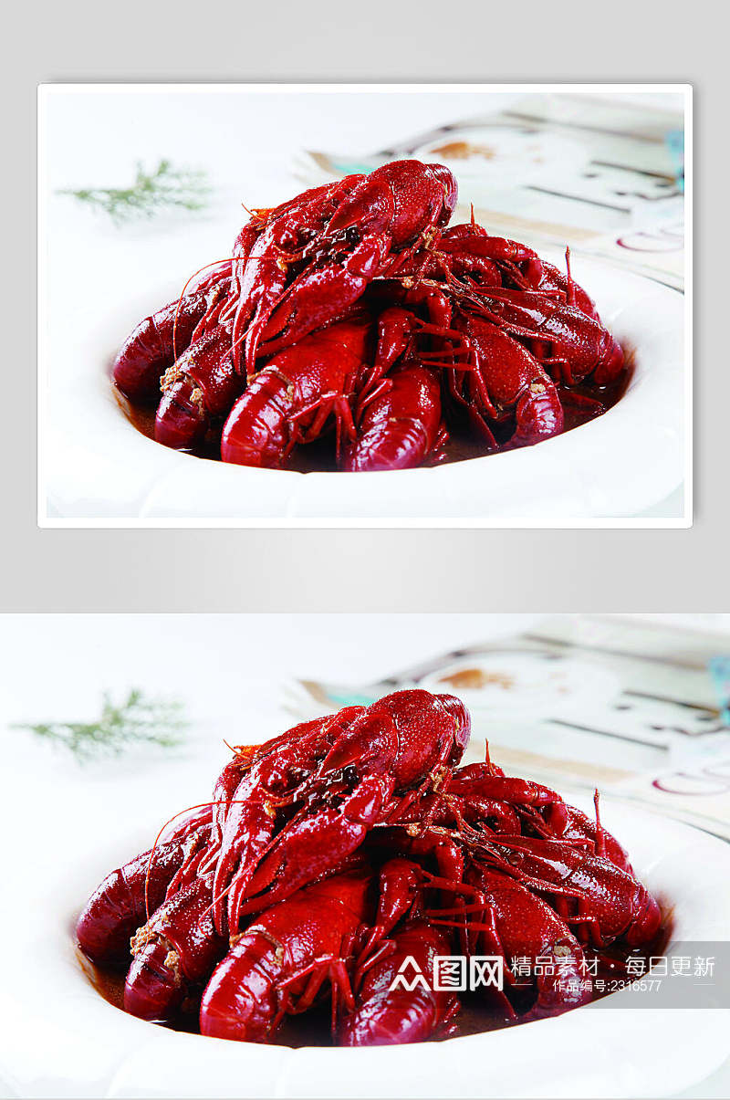 十三香龙虾食物摄影图片素材