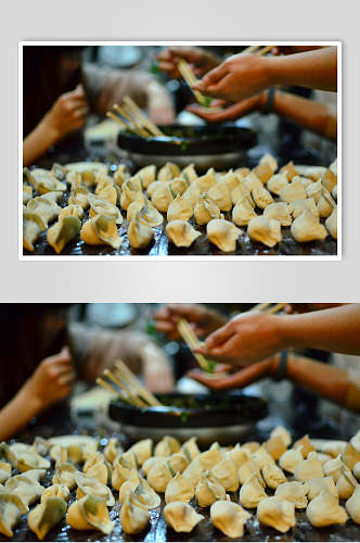 健康美味饺子食品图片