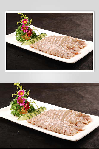 海南白切东山羊餐饮美食图片