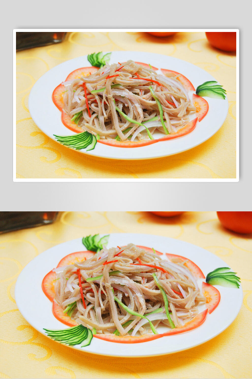 特色美味凉拌肚丝食物高清图片素材