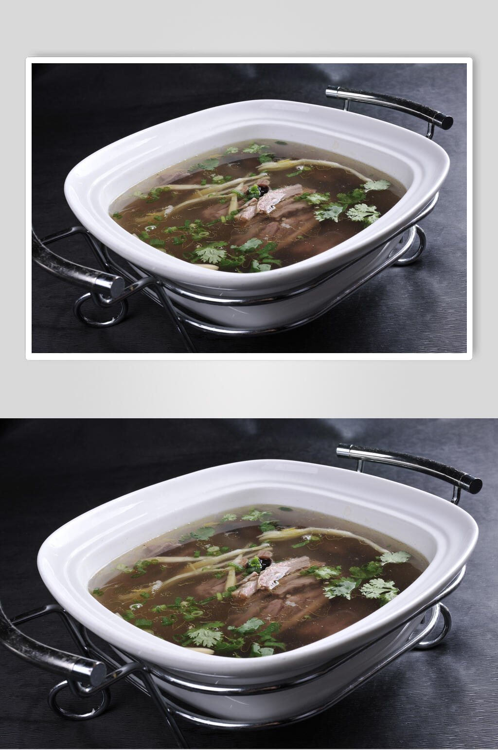 招牌水盘羊肉汤食品摄影图片