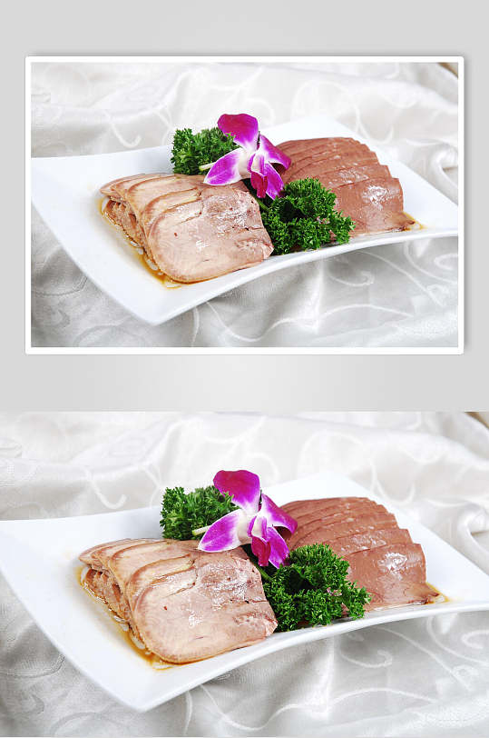 卤味卤水双拼食物摄影图片