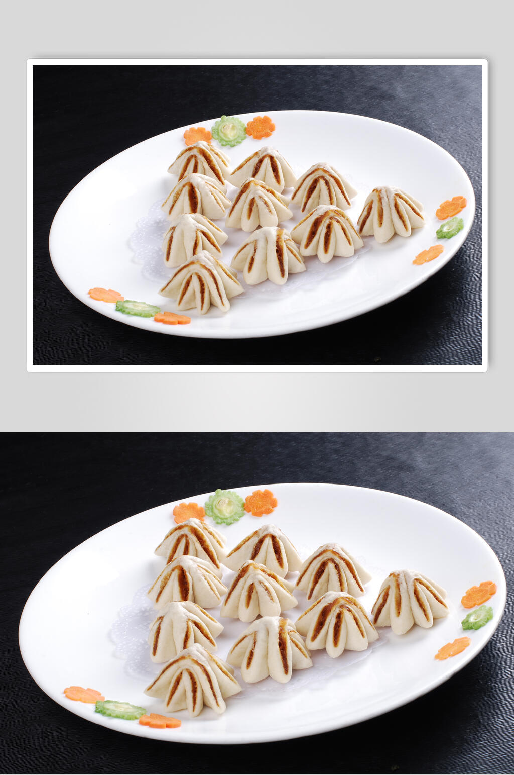 莲蓉八角包食物高清图片素材