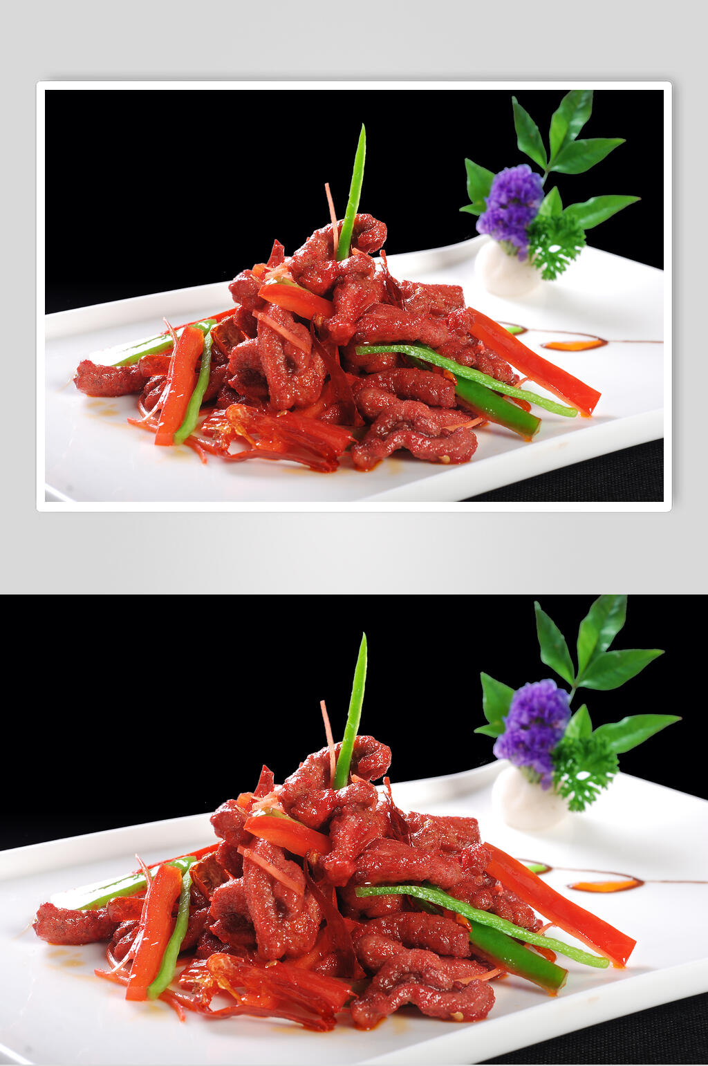 合烹仔鸭脯食物摄影图片素材