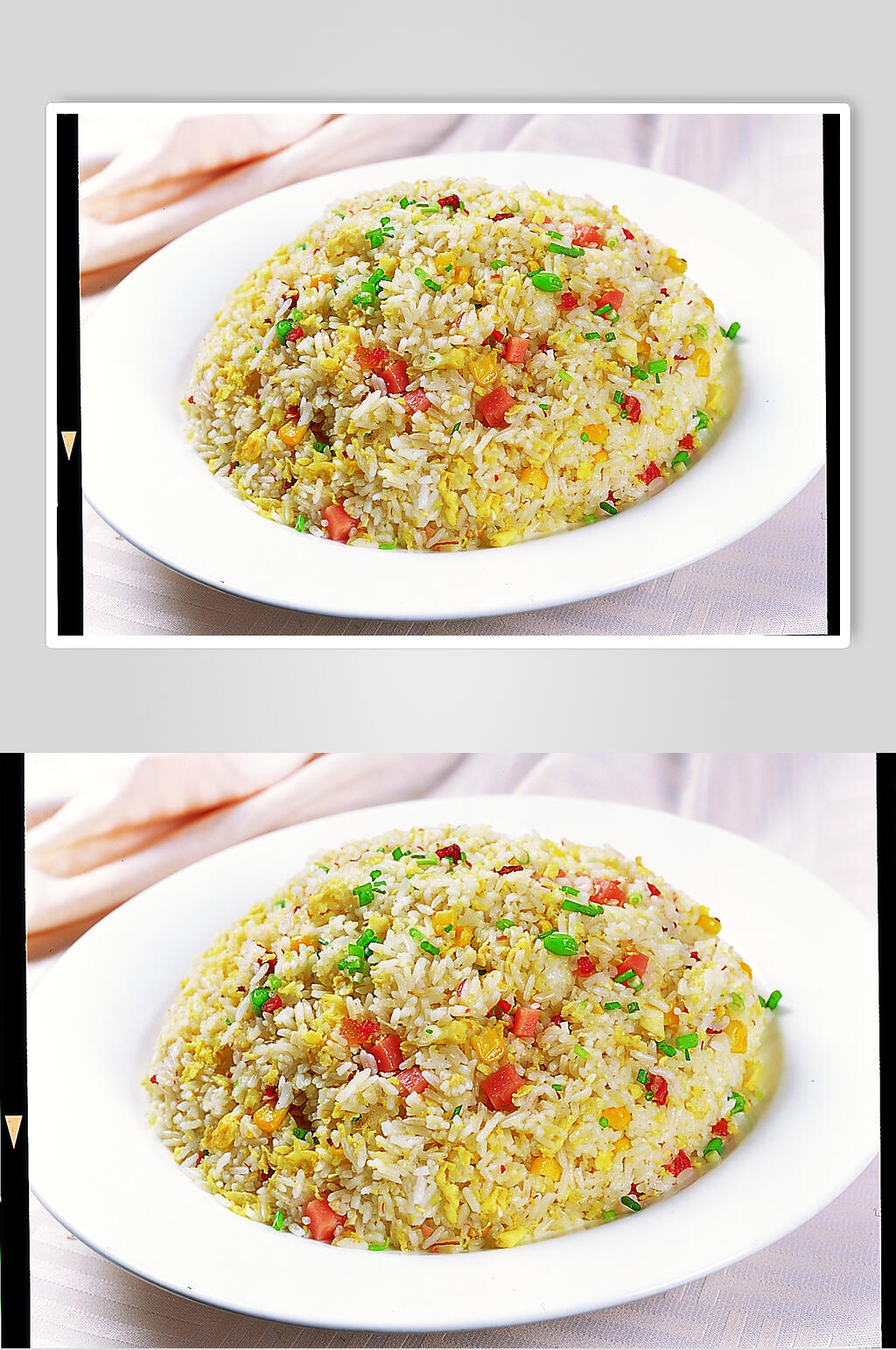 特色扬州炒饭元例图片素材