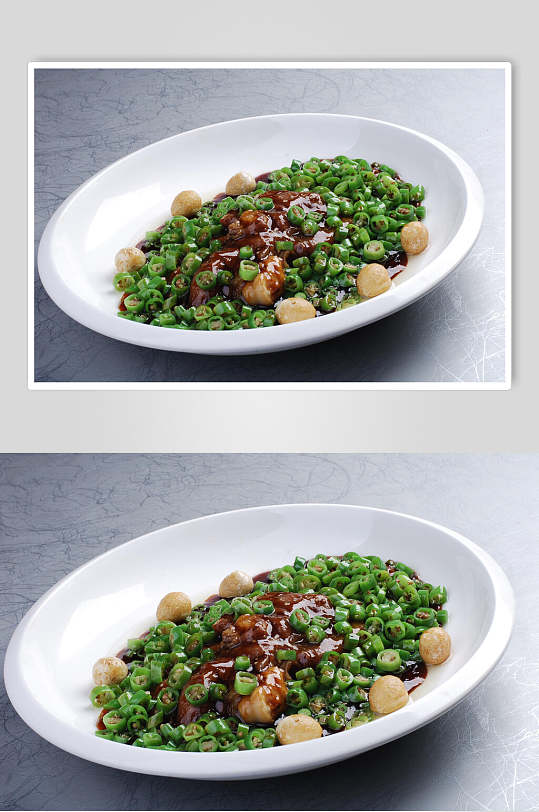 豉椒牦牛掌食物高清图片