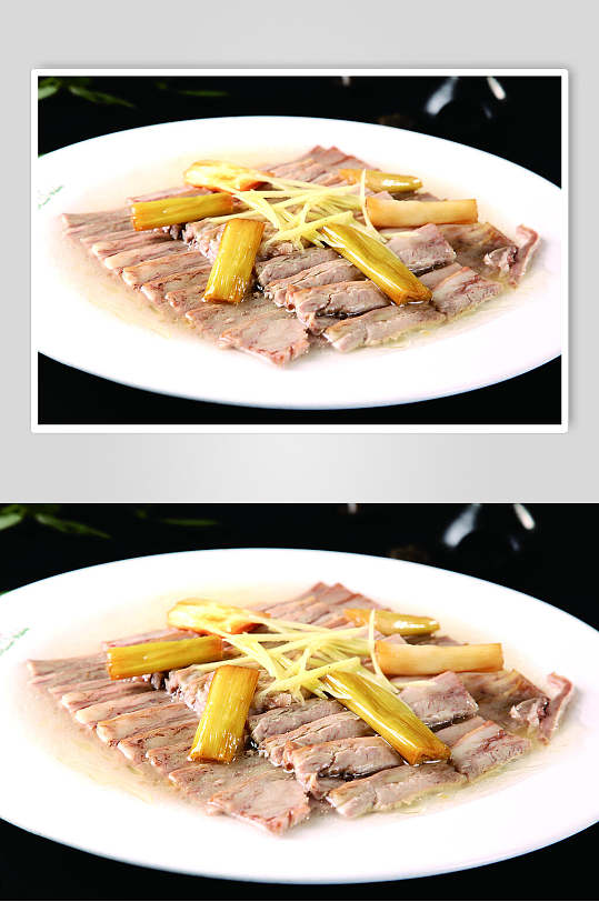 大葱扒羊肉图片