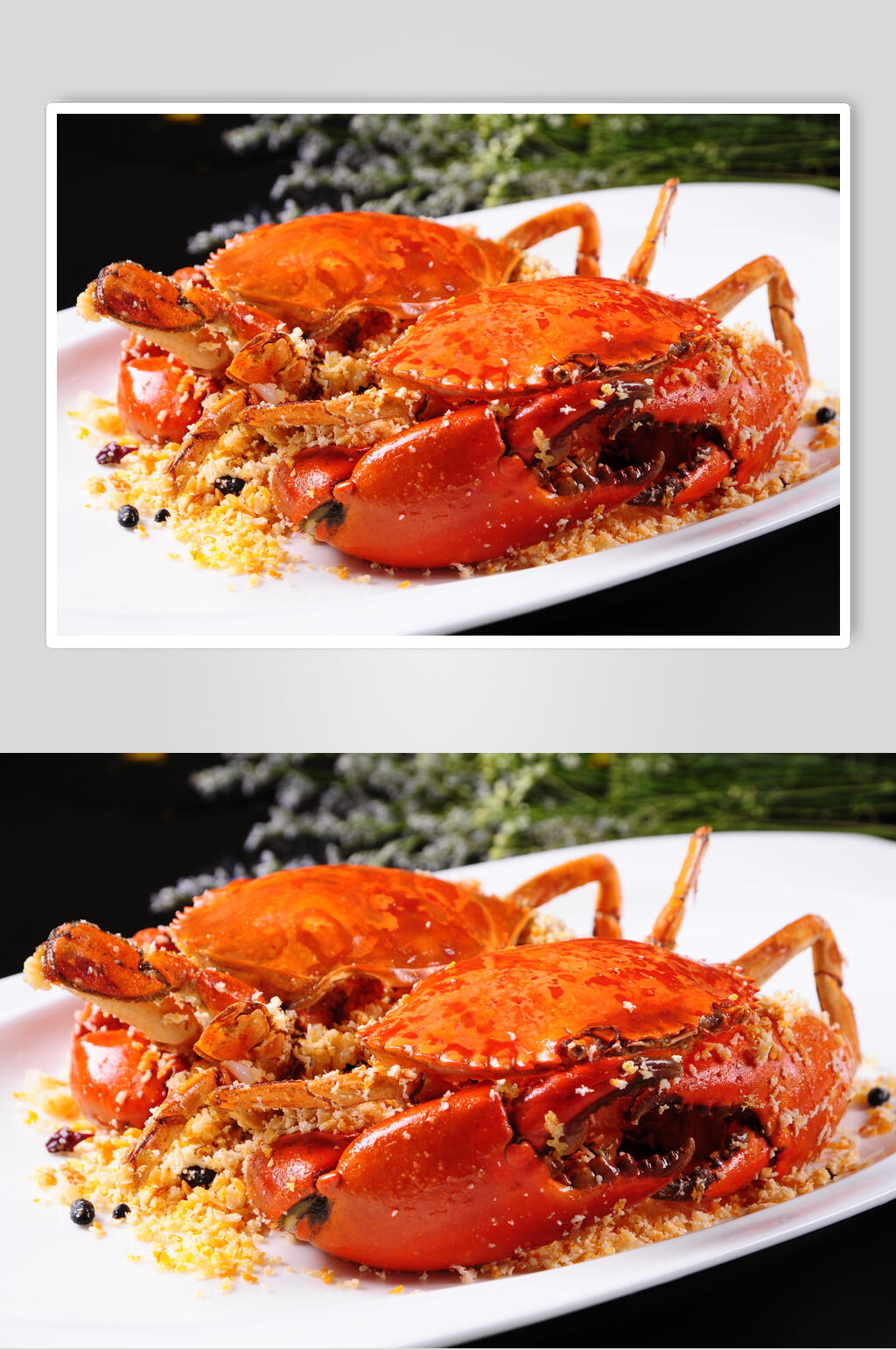 新鲜香辣蟹餐饮摄影图片素材