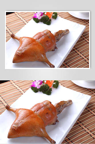 蒸菜宝葫芦鸭摄影图片