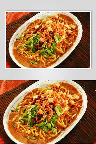 马来卤面餐饮高清图片