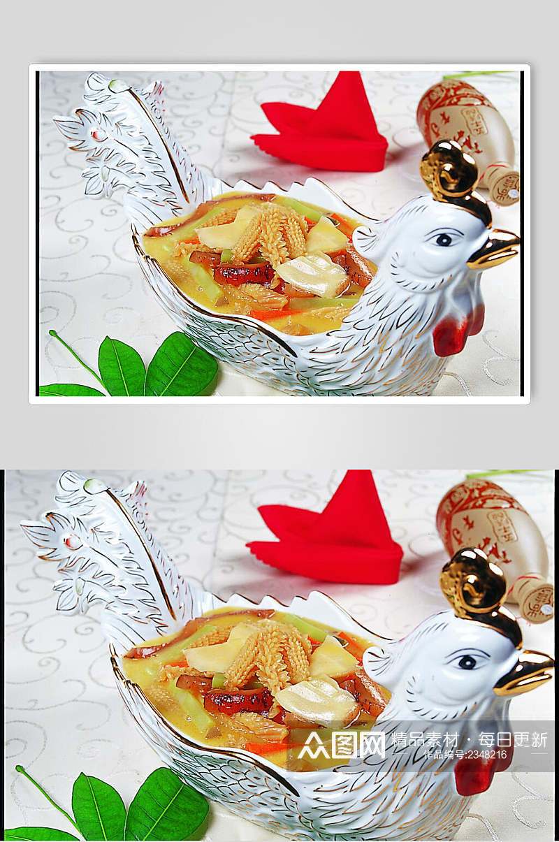 鲜香凤凰海什烩美食图片素材