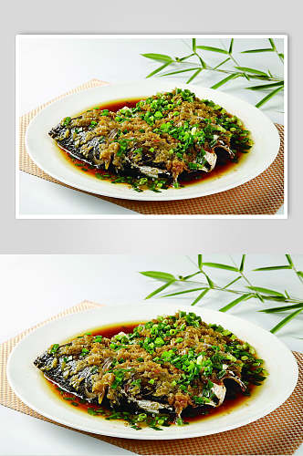 湘菜剁椒鱼头图片