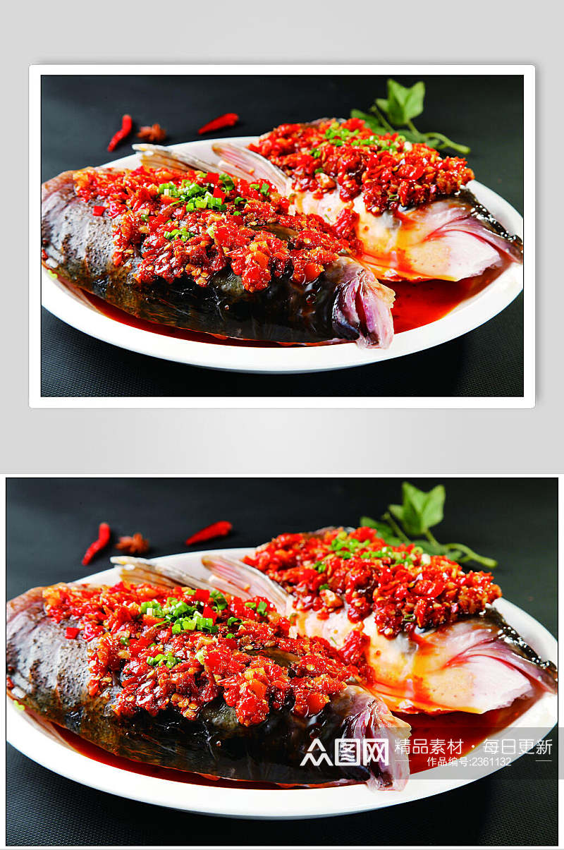美味剁椒鱼头美食高清图片素材