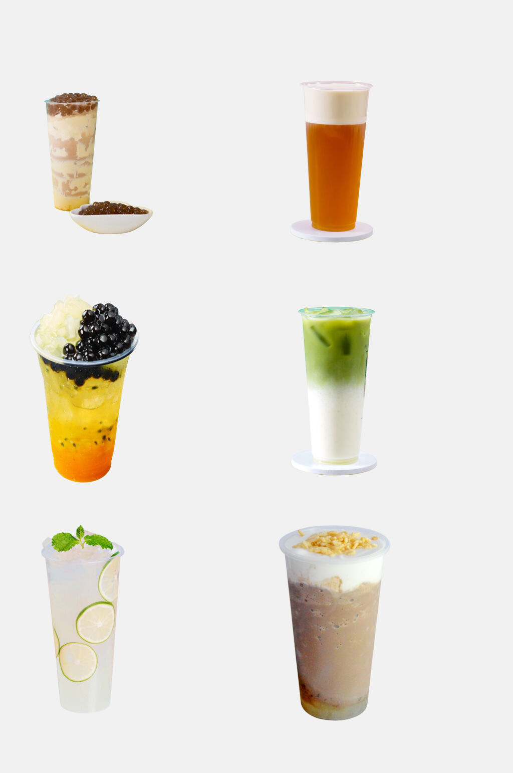 清凉夏日冰凉奶茶免抠素材素材