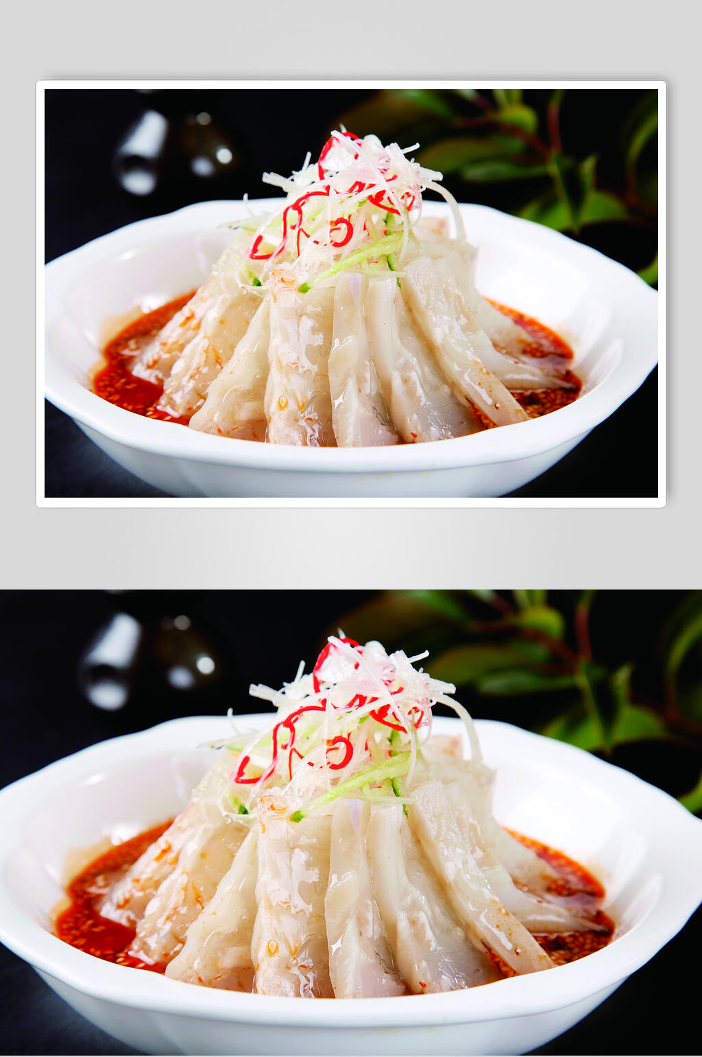 招牌美味自制皮冻食品高清图片素材
