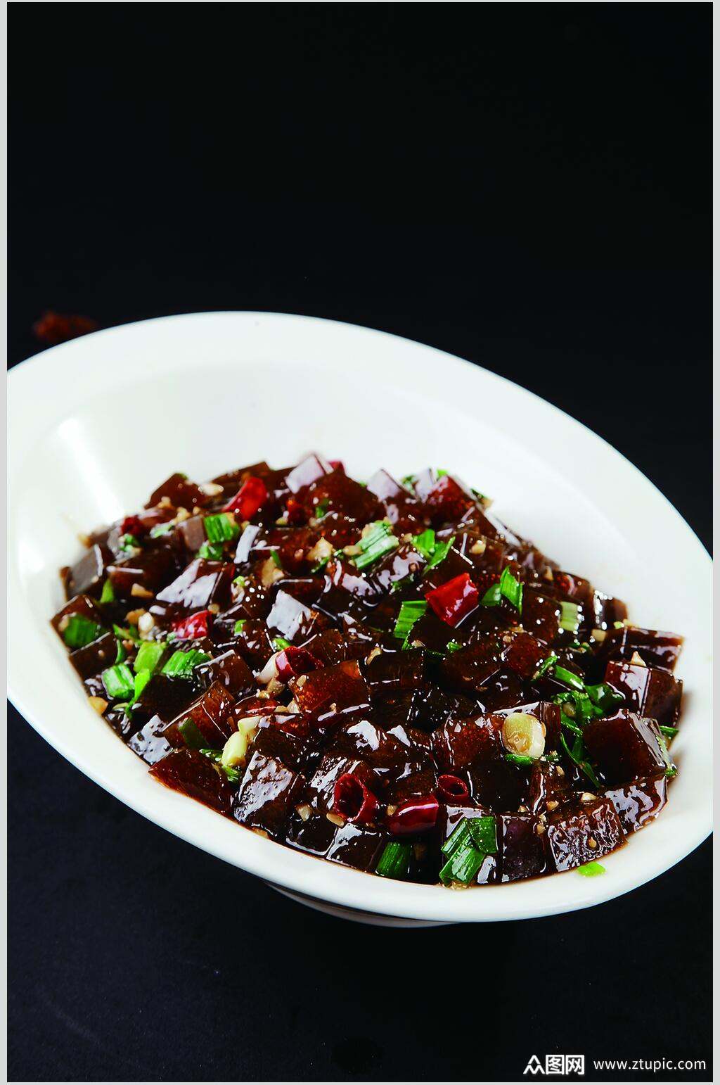 风味炒凉粉图片素材