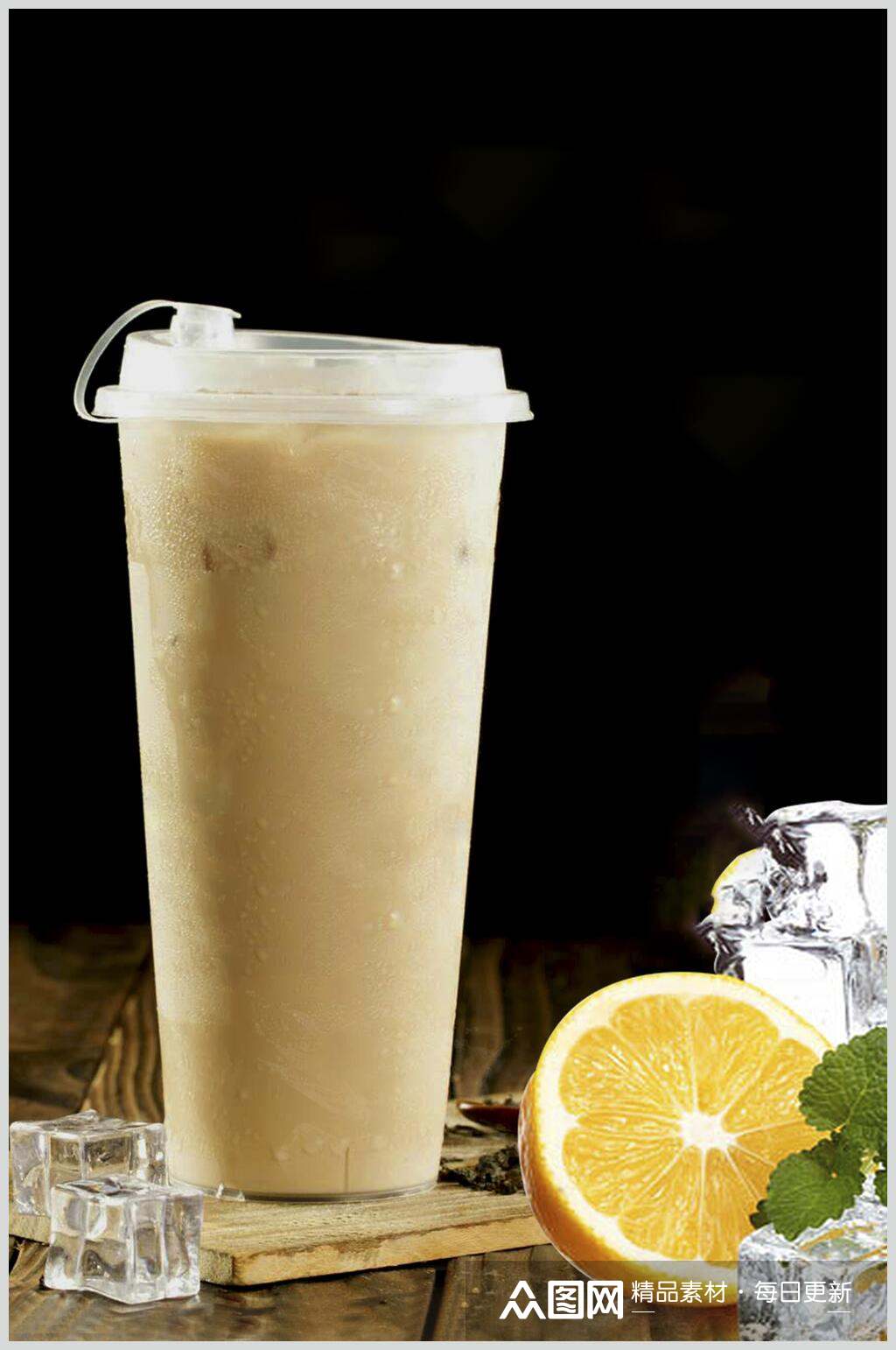 冰镇美味果汁奶茶图片