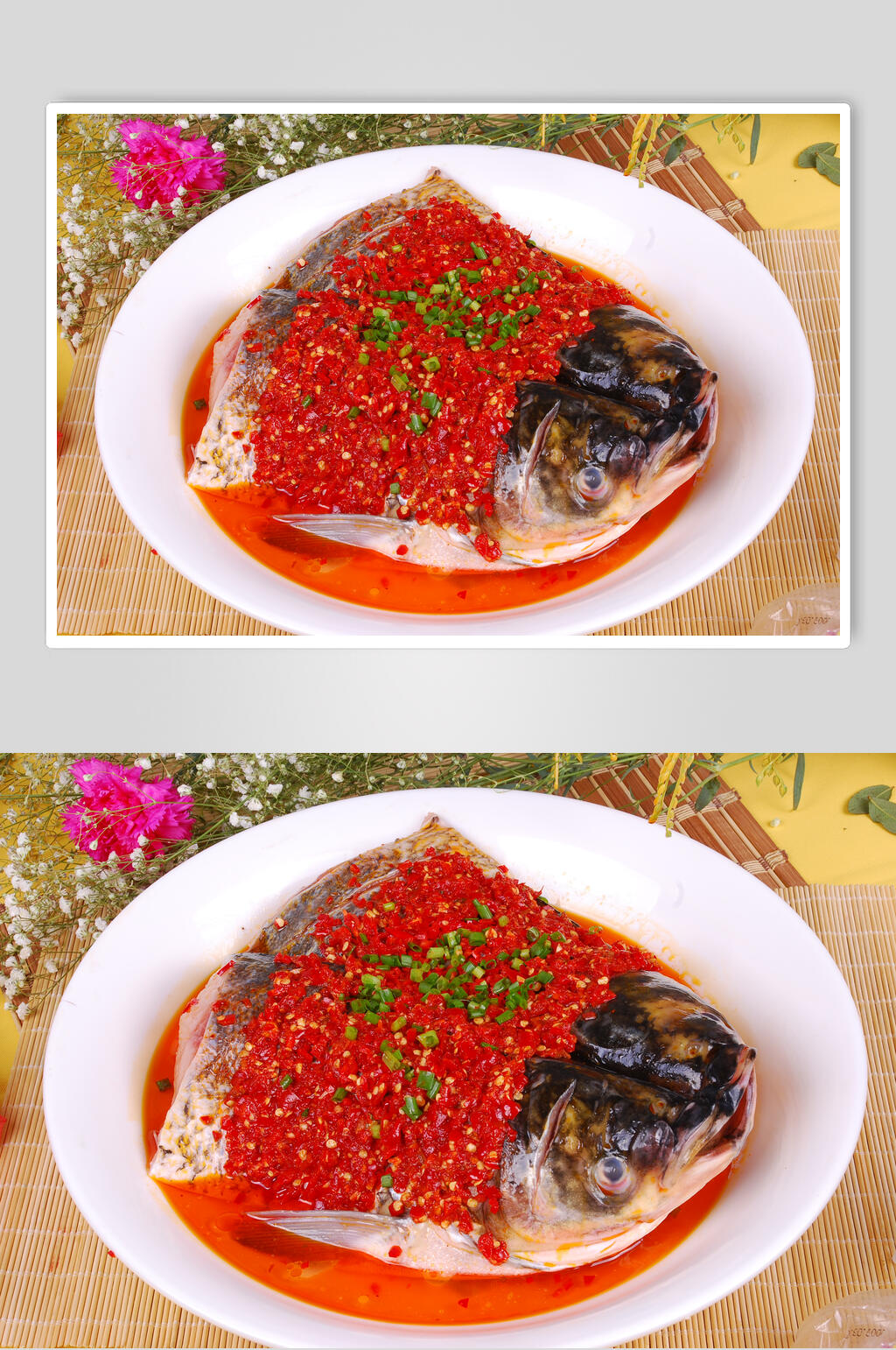 招牌美味剁椒鱼头餐饮高清图片素材