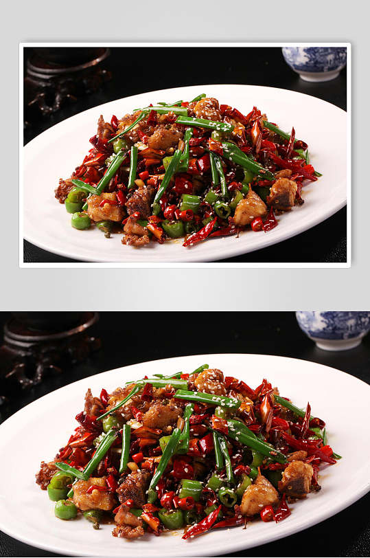 香辣美味美食辣子鸡餐饮图片