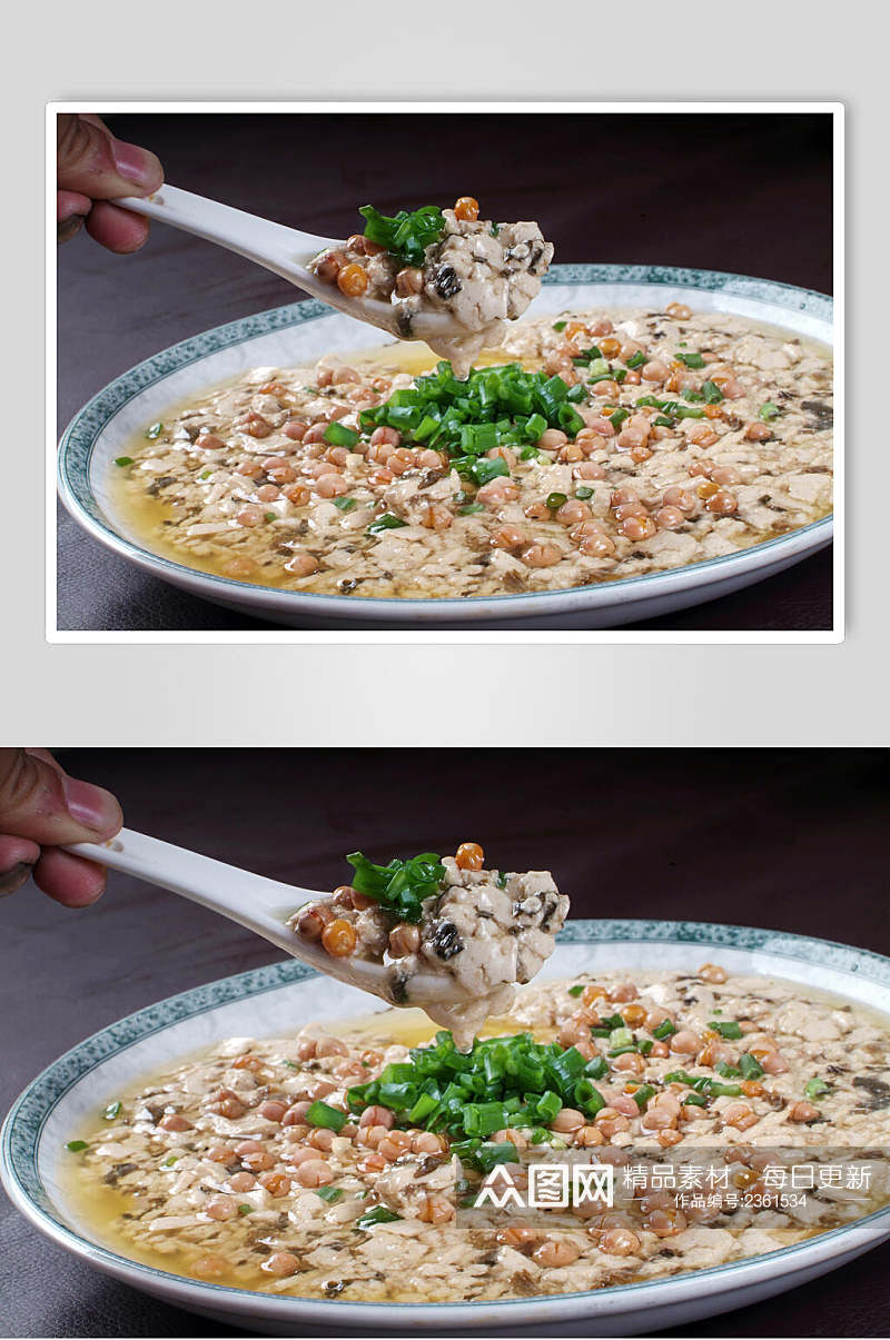 渔溪白油豆腐食物图片素材