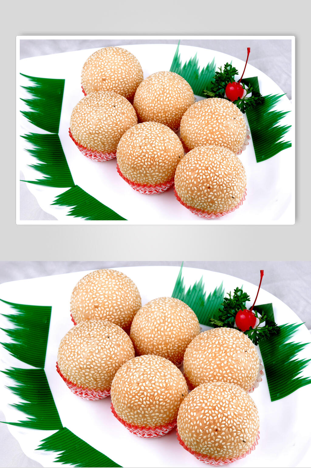 招牌小吃芝麻麻个高清图片素材