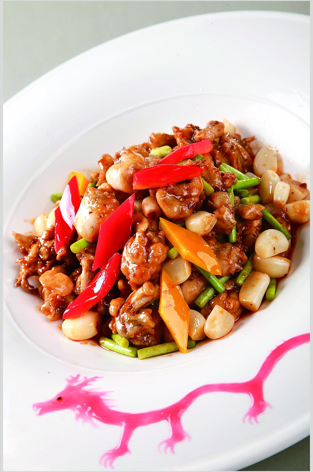 美味生炒牛蛙图片素材