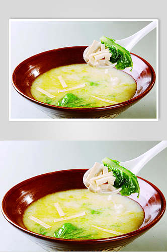 小白菜炖豆腐图片