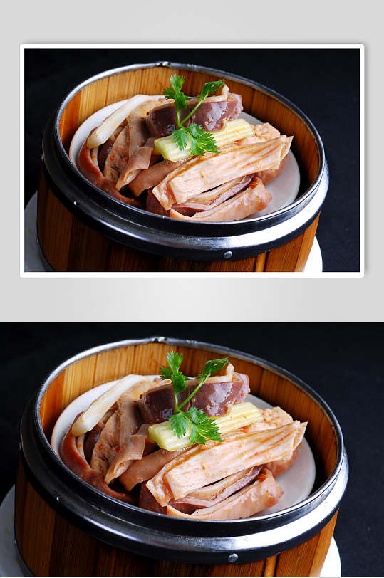 竹筒香肉食品图片