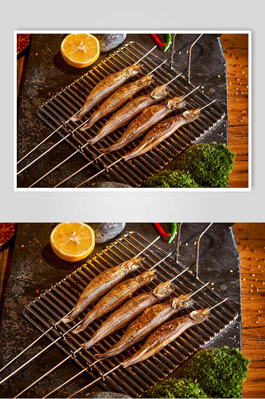 鲜香美味烤鱼图片