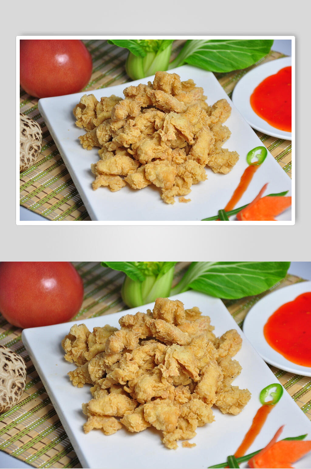 新鲜健康炸鸡腿鸡翅鸡块图片素材