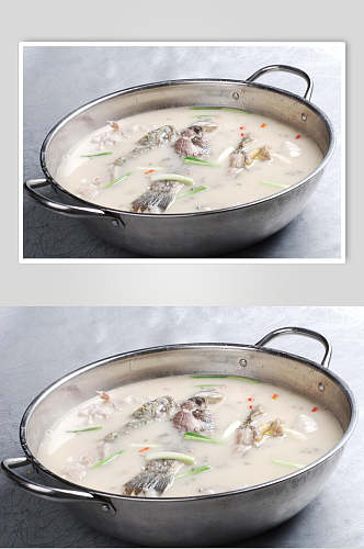 鱼杂杂鱼汤锅食物图片