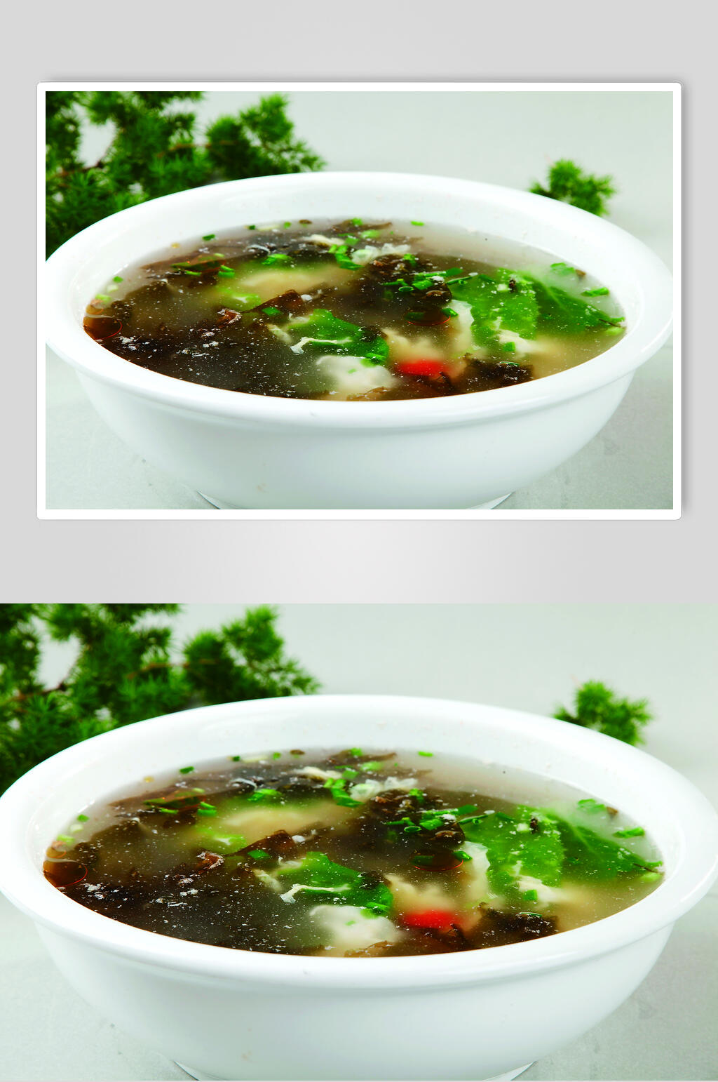 紫菜蛋花汤食物图片素材