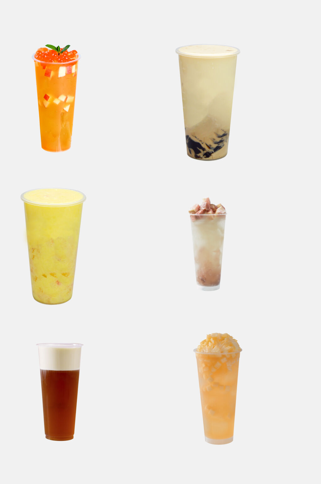 烧仙草果汁奶茶免抠素材素材