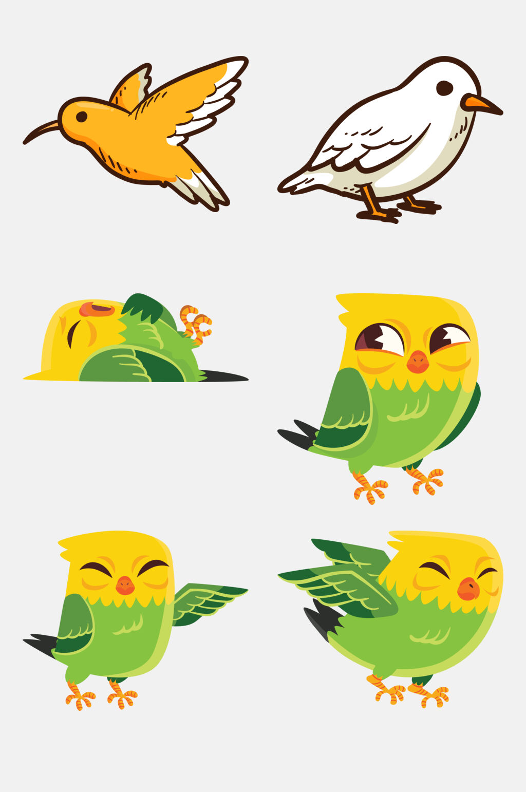 flappybird小鸟素材图片